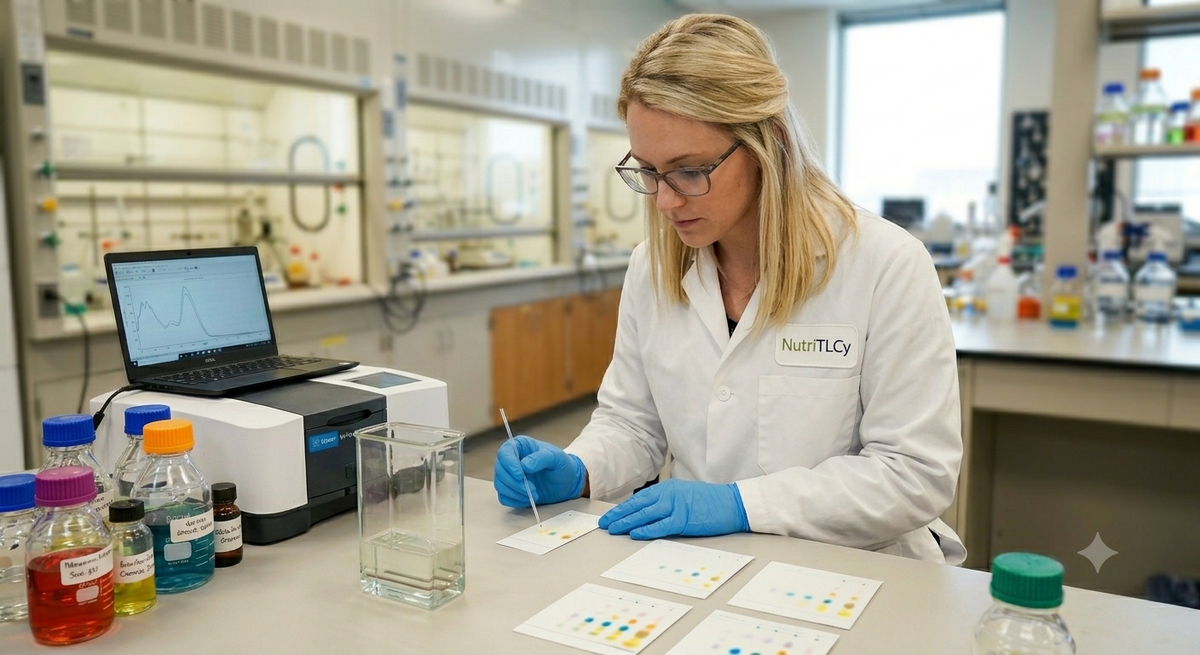 Single compound TLC analysis